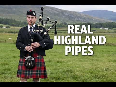 Real Scottish Highland Pipes 🇬🇧 | Traditional Bagpipe Music UK