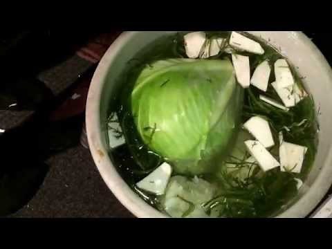 How to Make Sour Cabbage Heads for Cabbage Rolls | Gingerbread Cottage