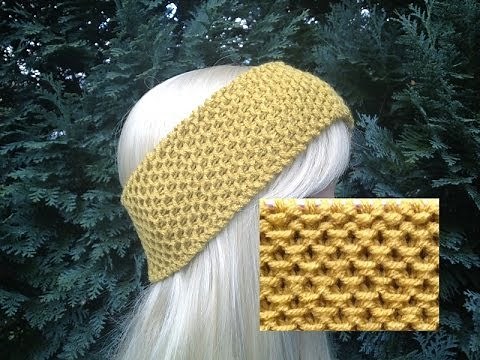 How to Knit Earwarmers / Headband Pattern #91│by ThePatternFamily