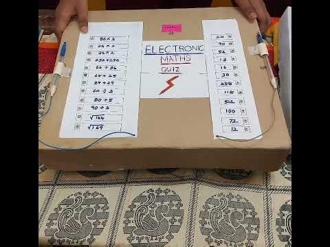 Electronic maths quiz maths project work ideas