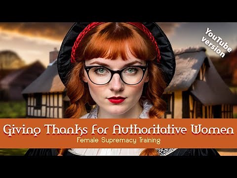 Giving Thanks For Authoritative Women | YOUTUBE EDIT | Female Supremacy Training for Beta Males