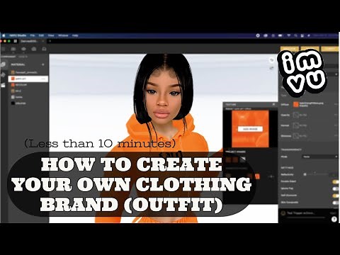 HOW TO CREATE YOUR OWN CLOTHING BRAND (OUTFIT) IN 10 MINUTES | IMVU