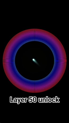 Satisfying Bouncing Ball Breaks Circular Layers 🔴 ASMR Physics Simulation