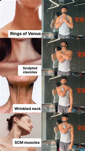 Myofascial neck re-balancing to get rid of blemishes and have a neck that is always young!✨ #posture