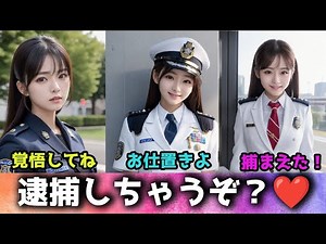 『AI美女』逮捕されたい警察官特集！ Police Uniform