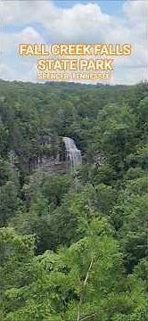 Perfect day at Fall Creek Falls State Park in Spencer, Tennessee