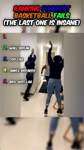 Ranking the Funniest Basketball Fails! 🏀😂 #shorts #viral #basketball #funny