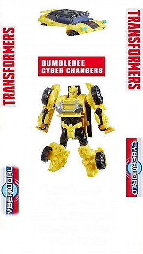 Transformers Cyberworld Bumblebee Cyber Changers 4-Inch Action Figure