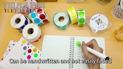 1 Inch Circle Dot Stickers 6000PCS Color Coding Thermal Labels Dots Writable Printable Small Round Stickers for Office, Classroom, Inventory, Garage, Organizing Storage, 6 Mixed Color