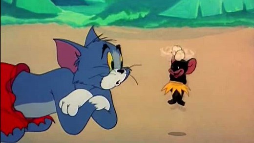 猫和老鼠：汤姆和杰瑞碰到了真正的印第安人，落荒而逃