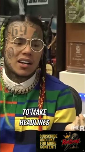 6ix9ine Admits He's Stuck in the Headlines #shorts #TekachiNews #RapDrama