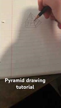 pyramid drawing tutorial