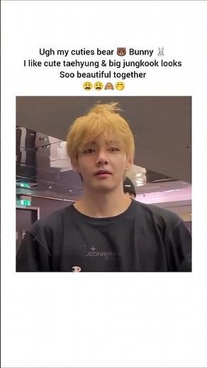 I like cute taehyung & big jungkook 😩 Jungkook with his blonde girlfriend 🤭#taekook#shortvideo