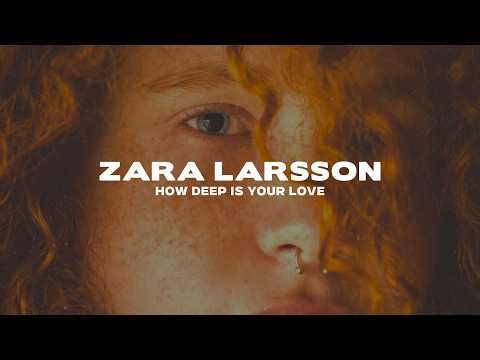Zara Larsson - How Deep Is Your Love (Calvin Harris, Disciples Cover) (Lyrics) | Spotify Live Room