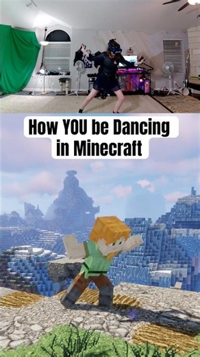How YOU Dance in Minecraft #minecraft #vr #gaming #videogames #tech #quest3