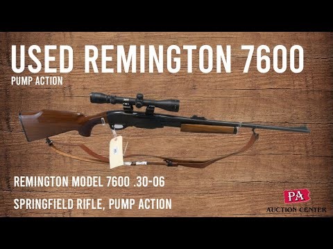 203 Remington Model 7600 .30-06 Springfield Rifle, Pump Action, Used (January 18, 2025)