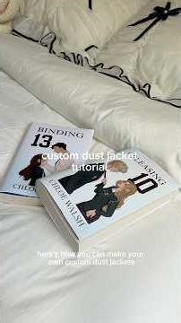 make your own custom dust jackets! #booktok #booktube #bookish #diy #books