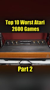 Top 10 Worst Atari 2600 Games Of All Time PART 2 This Top 10 list shows what 2600 fans consider "the worst," "terrible," "awful," or just plain "bad" games on the console. Gameplay captured using Stella emulator on a PC. #gaming #retrogaming #atari | Gaming The Systems