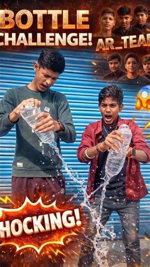 "Water Bottle Flip Challenge 😂 | Done or Dhamaka? 🤯 | AR Team"
