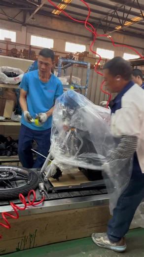 Packing Day for Electric Motorcycles at the Factory