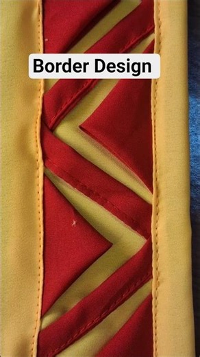 Border Design Tutorial💛❤️✨️ #explorepage #diy #shortsfeed #shortsvideo #shorts #shortsviral