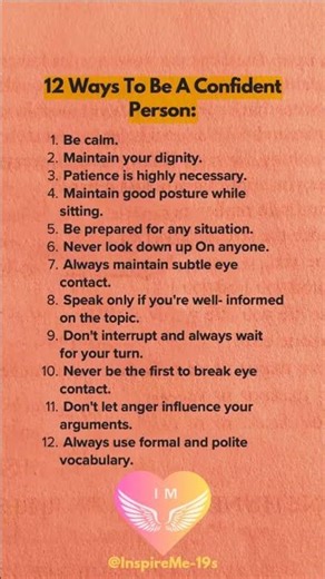 12 Ways?🤔#confidence