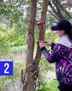 3.4K views · 11 reactions | Make your backpack easy to reach using a stick and a string. | Fabiosa Digest | Facebook