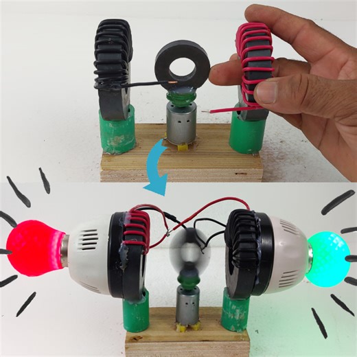 116K views · 1.3K reactions | How to make free energy with magnet and dc motor / magnetic energy | Rana Craft | Facebook
