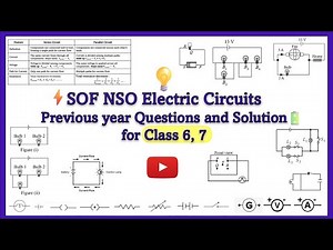 Class 6 NSO Level 2 Electric Circuits - Previous year Questions and Solution