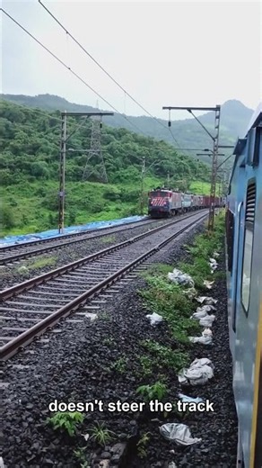 How Trains Switch Tracks Without Stopping