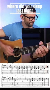 Where dod you sleep- guitar tabulature tutorial