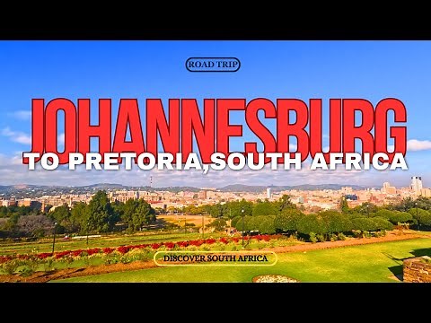 Driving from JOHANNESBURG to PRETORIA South Africa Road trip!!