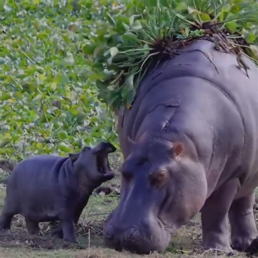 Africa Wildlife Sightings on Instagram: "A mother’s love knows no bounds — even in the wild. 🦛 This mama hippo keeps her little one close, teaching it how to swim, play, and survive in Africa’s mighty waters. . In Africa’s rivers, hippo calves stay by their mother’s side for up to 8 months — learning every ripple and rhythm of the water. Nature’s nursery at its best! Credit: @wildfriends_africa (animals voice) #WildLove #HippoMoments #AfricanWildlife #NatureBond #WildlifePhotography #SafariLife