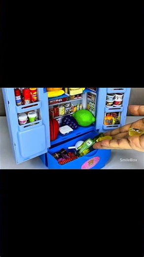 🧊 Opening a Mini Fridge… How Much Can It Hold?! 😱 #asmr #minifridge