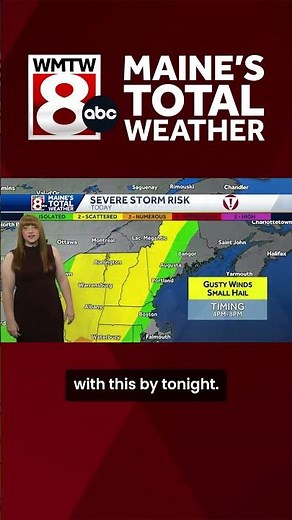 Total Weather Alert: Maine faces threats of damaging winds, hail as storms move through Thursday