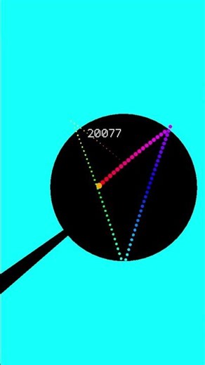 Flashing warning! #satisfying #bouncingball #simulation #creativecoding