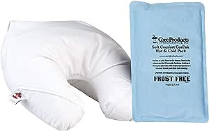 Core Products Headache Ice Pillow with Removable Soft Comfort Flexible Cold Pack, Frost Free