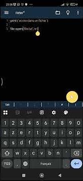 python: créer un fichier et écrire dans un fichier txt