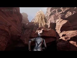 Unreal Engine 5.3 Rockfall Real-Time Simulation with Chaos & Niagara Fluids