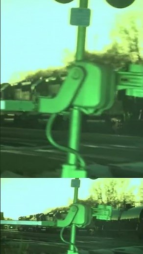 Cool, Mysterious Night Vision Train.