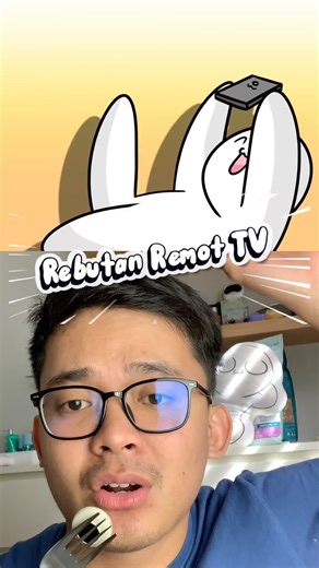 Fighting over the TV remote with Cimol's father | Hanafiah_mhd #shorts