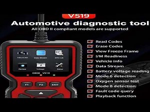 New OBD2 V519 Scanner Live Data Professional Mechanic OBDII Diagnostic Code Reader Tool fo