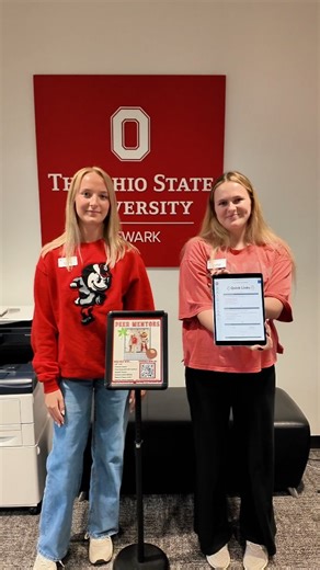 Take a tour of our Advising Office and don't hesitate to schedule an appointment online, drop by in person or connect with a peer mentor! Scheduling for spring semester is happening now through mid-November. Check your emails to see when your scheduling window opens. Visit go.osu.edu/newarkadvising for more information. | The Ohio State University at Newark