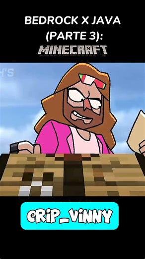 BEDROCK X JAVA (PARTE 3)🤣/DUBLADO EM PORTUGUÊS 🇧🇷#dublagem #animation #minecraft #shotsviral #memes