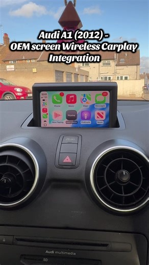 Audi A1 2012 Carplay and Android Auto Integration