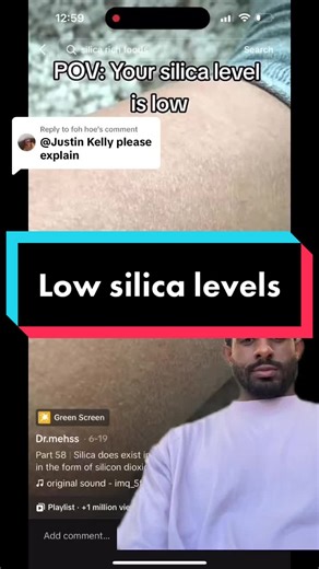 Replying to @foh hoe #greenscreenvideo Silica is a naturally occurring compound composed of silicon and oxygen. It can be found in various forms, such as quartz, sand, and diatoms. Silica offers several benefits, including: 1. Skin health: Silica promotes collagen production, which helps maintain skin elasticity and prevent wrinkles. 2. Hair and nail strength: Silica supports the growth of strong and healthy hair and nails. 3. Bone health: Silica aids in the absorption of calcium and contributes
