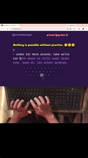 100 WPM Typing Speed Test 🔥 | Fast Typing Challenge | Keyboard ASMR #raushantypingmaster