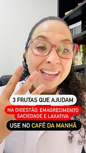 3 FRUTAS para o CAFÉ DA MANHÃ que ajudam na DIGESTÃO, EMAGRECIMENTO, SACIEDADE e INTESTINO Comente GOSTEI.#cafedamanha #intestino #emagrecimento #saciedade #digestão | Vanessa Gaudiano