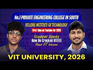 🥇VIT,CHENNAI|Campus & Placement Review|VITEEE-2026 |Vellore Institute of Technology|Dineshprabhu