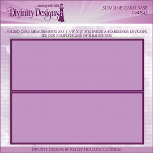 SLIMLINE CARD BASE DIE - *SEE NOTE BELOW